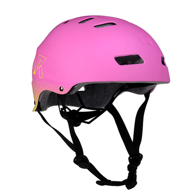 Růžové bruslení skútr skateboard chrání helmu